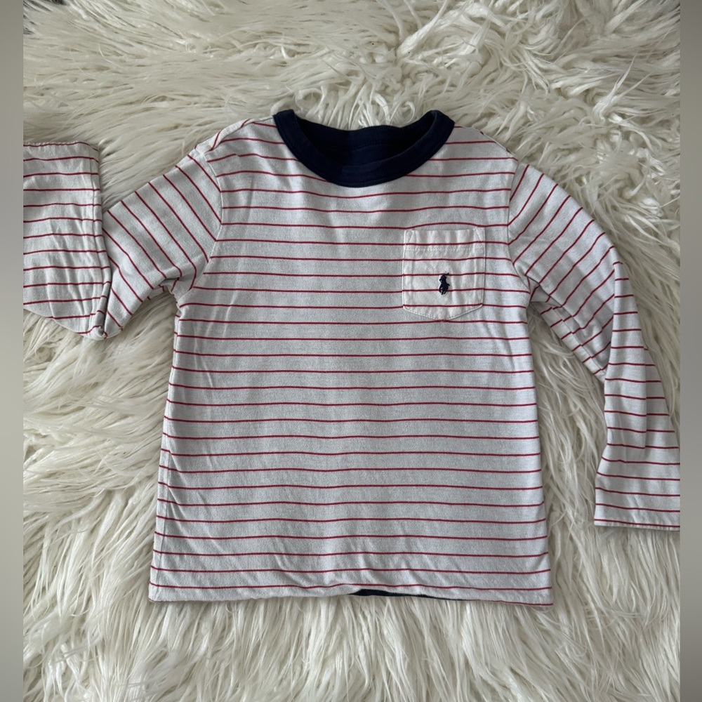 Ralph Lauren boys reversible, long sleeve shirt